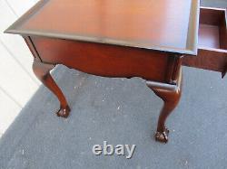 00001 Mahogany Claw Foot Chippendale Lamp Table Stand BOMBAY furniture