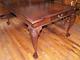 104 Long Dining Room Banquet Table Mahogany Carved Chippendale Style