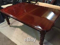 12.5ft Harrods Designer Regency style Cuban mahogany table Pro French polished