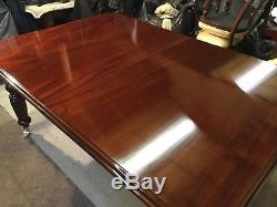 12.5ft Harrods Designer Regency style Cuban mahogany table Pro French polished