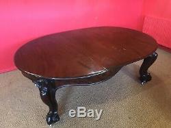 12ft Opulent, 1831 1901, Antique William IV Cuban mahogany table French polished