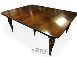 14.9ft Antique Grand Victorian Walnut dining table. 1831-1901