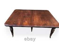 14.9ft Grand Victorian Walnut dining table pro French polished