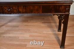 1930s Stiehl Furniture NY. English Chippendale Mahogany Console / serving table