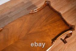 1940s English Chippendale carved Mahogany Coffee Table