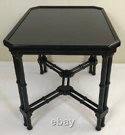1960s Brandt Embassy Collection Faux Bamboo Regency Style Side / Accent Table