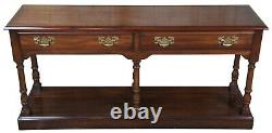 1977 Pennsylvania House Cherry Chippendale Style Console Sofa Table 56