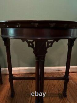2 Chippendale Tables