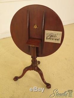 30352EC BAKER Stately Homes Collection Round Tilt Top Mahogany Table