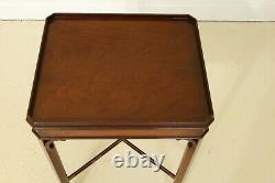 31786EC ARTHUR BRETT English Chippendale Style Mahogany Occasional Table