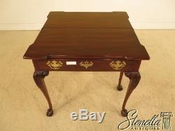 41485 STATTON Private Collection Oxford Cherry Clawfoot Card Table