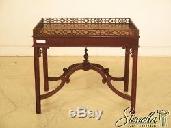 43106 CENTURY Sutton Collection Chippendale Mahogany Tea Table