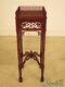 44176e Chinese Chippendale Pierced Carved Mahogany Occasional Table