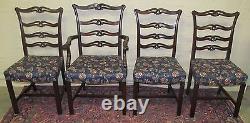 5 Piece Chippendale Antique Style Mahogany Dining Room Set Charak Furniture Co