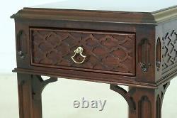 50987EC CENTURY Chippendale Mahogany 1 Drawer End Table