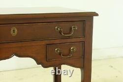 52246EC BAKER Chippendale Style 3 Drawer Mahogany Occasional Stand
