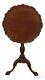 54902ec Chippendale Ball & Claw Mahogany Bench Made Tilt Top Table