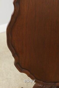54968EC Chippendale Style Ball & Claw Mahogany Tilt Top Table