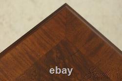 55311EC Pair CENTURY Chippendale Mahogany 1 Drawer End Tables