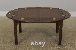 57129EC BAKER Chippendale Mahogany Butler Coffee Table