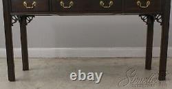 58835EC ETHAN ALLEN Cherry Chippendale 3 Drawer Sofa Table