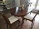 6 Craftique Chippendale Mahogany Clawfoot Dining Chairs And Table