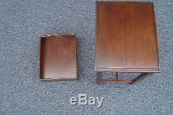 60012 Solid Mahogany Tray Top Coffee Table Stand