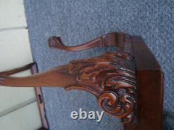 60517 Antique Mahogany Tray Top Coffee Table Stand