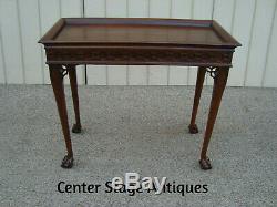 60570 Solid Mahogany WELLINGTON HALL Library Sofa Table Hall Stand