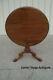 60926 Solid Mahogany Tilt Top Lamp Table Stand
