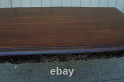 61070 Solid Mahogany Executive Desk Library Table with drawer