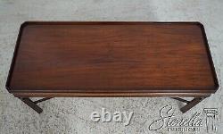 61691EC SMITH & WATSON Chippendale Style Vintage Mahogany Coffee Table