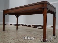 61691EC SMITH & WATSON Chippendale Style Vintage Mahogany Coffee Table