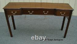 62081 Solid Mahogany Console Hall Library sofa Table Stand