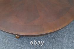 62121 Banded Mahogany Coffee Table Stand