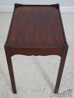 63301EC KITTINGER Chippendale Style Mahogany Occasional Table