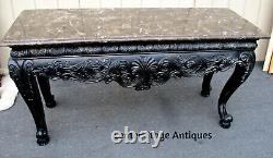 63304 ETHAN ALLEN Marble Top Console Table Stand