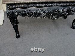 63304 ETHAN ALLEN Marble Top Console Table Stand