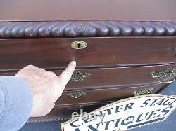 64025 Antique Solid Mahogany Bachelor Chest Dresser FELDENKREIS