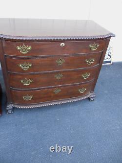 64025 Antique Solid Mahogany Bachelor Chest Dresser FELDENKREIS