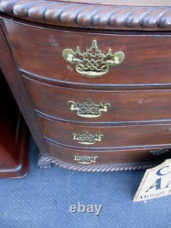 64025 Antique Solid Mahogany Bachelor Chest Dresser FELDENKREIS