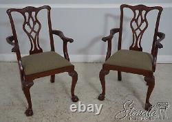 64316EC Set of 8 CRAFTIQUE Ball & Claw Mahogany Dining Room Chairs