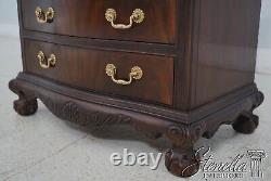 64849EC Pair DREXEL Ball & Claw Mahogany Nightstands