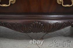 64849EC Pair DREXEL Ball & Claw Mahogany Nightstands