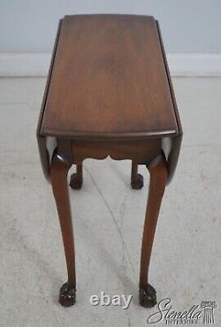 64898ECKITTINGER CW-134 Colonial Williamsburg Mahogany Clawfoot Drop Leaf Table