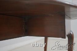 64898ECKITTINGER CW-134 Colonial Williamsburg Mahogany Clawfoot Drop Leaf Table