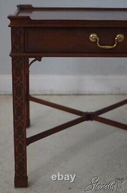 65637EC BAKER Chippendale Mahogany 1 Drawer Lamp Table