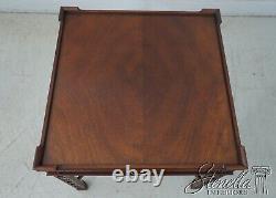 65637EC BAKER Chippendale Mahogany 1 Drawer Lamp Table