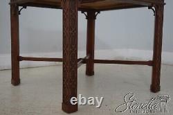 65637EC BAKER Chippendale Mahogany 1 Drawer Lamp Table