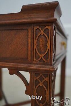 65637EC BAKER Chippendale Mahogany 1 Drawer Lamp Table